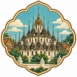 Loha Prasat collectible Passport badge