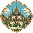Loha Prasat collectible Passport badge