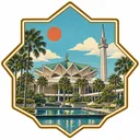 Masjid Negara collectible Passport badge