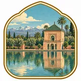 Menara Gardens collectible Passport badge