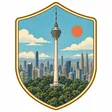 Menara Kuala Lumpur collectible Passport badge