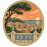 Miradouro da Senhora do Monte collectible Passport badge