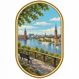 Monteliusvägen collectible Passport badge