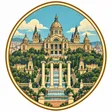 Montjuïc collectible Passport badge