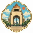 Monument to the Revolution collectible Passport badge