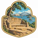 Mrs Macquarie’s Chair collectible Passport badge
