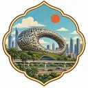 Museum of the Future collectible Passport badge