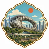 Museum of the Future collectible Passport badge