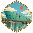 NEMO Science Museum collectible Passport badge