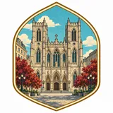 Notre-Dame Basilica of Montréal collectible Passport badge