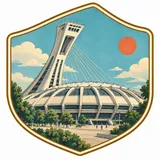 Olympic Stadium collectible Passport badge