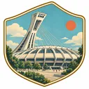 Olympic Stadium collectible Passport badge