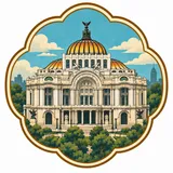 Palacio de Bellas Artes collectible Passport badge