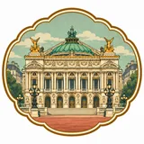 Palais Garnier collectible Passport badge