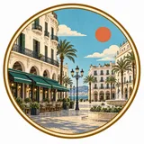 Place de France collectible Passport badge