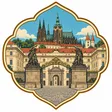 Prague Castle collectible Passport badge