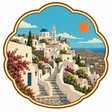 Pyrgos Castle collectible Passport badge