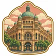 Queen Victoria Building collectible Passport badge