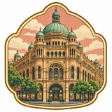 Queen Victoria Building collectible Passport badge