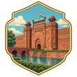 Red Fort collectible Passport badge
