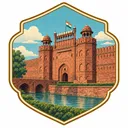 Red Fort collectible Passport badge