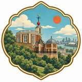Royal Observatory Greenwich collectible Passport badge