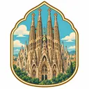 Sagrada Família collectible Passport badge