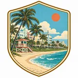 South Beach and Lummus Park collectible Passport badge