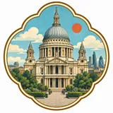 St Paul's Cathedral collectible Passport badge