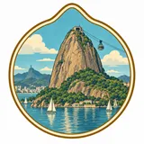 Sugarloaf Mountain collectible Passport badge