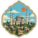 Suleymaniye Mosque collectible Passport badge