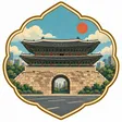 Sungnyemun Gate collectible Passport badge