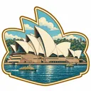 Sydney Opera House collectible Passport badge