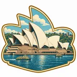 Sydney Opera House collectible Passport badge