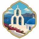 Three Bells of Fira collectible Passport badge