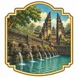 Tirta Empul collectible Passport badge