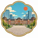 Tokyo Station Marunouchi collectible Passport badge