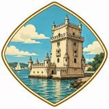 Torre de Belém collectible Passport badge