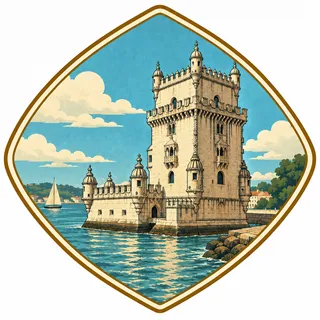 Torre de Belém collectible Passport badge