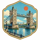 Tower Bridge collectible Passport badge