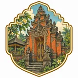 Ubud Palace collectible Passport badge