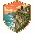 Uluwatu Temple collectible Passport badge