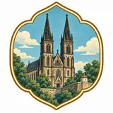Vysehrad Basilica collectible Passport badge