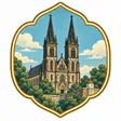 Vysehrad Basilica collectible Passport badge
