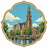 Westerkerk collectible Passport badge