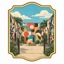 Wynwood Walls collectible Passport badge