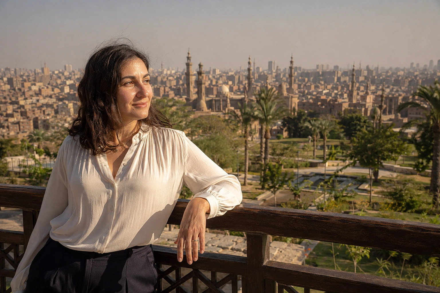 Illustrative Cairo in Gold Experience preview for Al-Azhar Park
