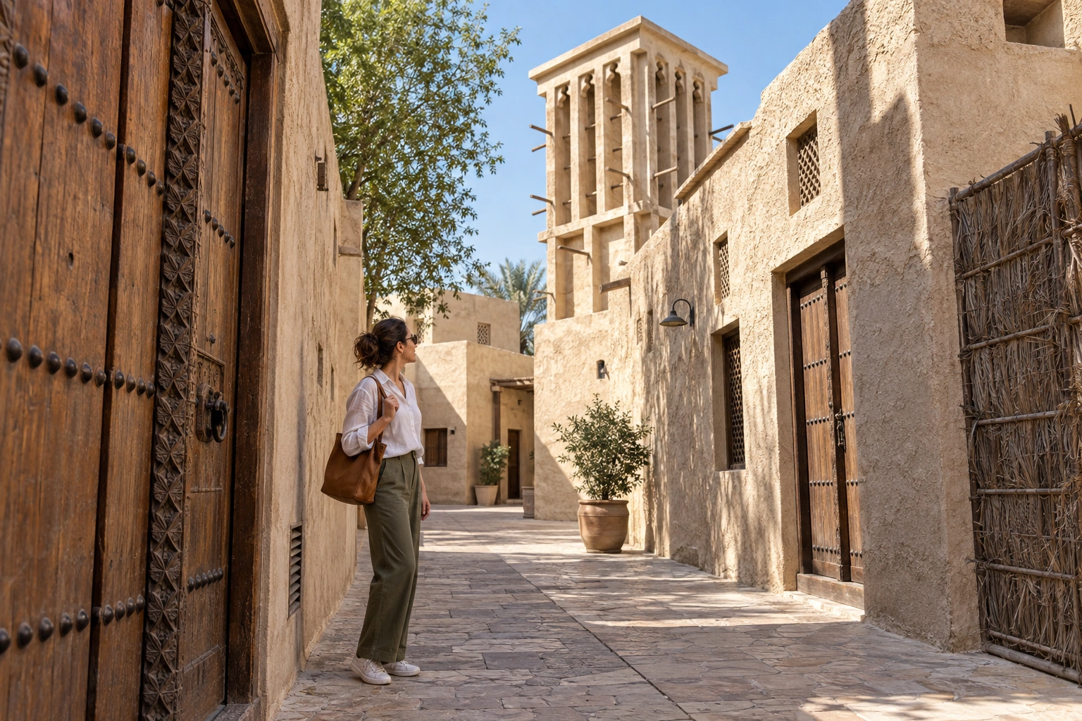 Illustrative Creek Quarter Texture Experience preview at Al Fahidi Historical Neighbourhood