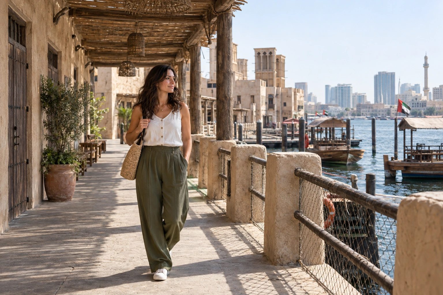 Illustrative Waterfront Shade Experience preview for Al Seef
