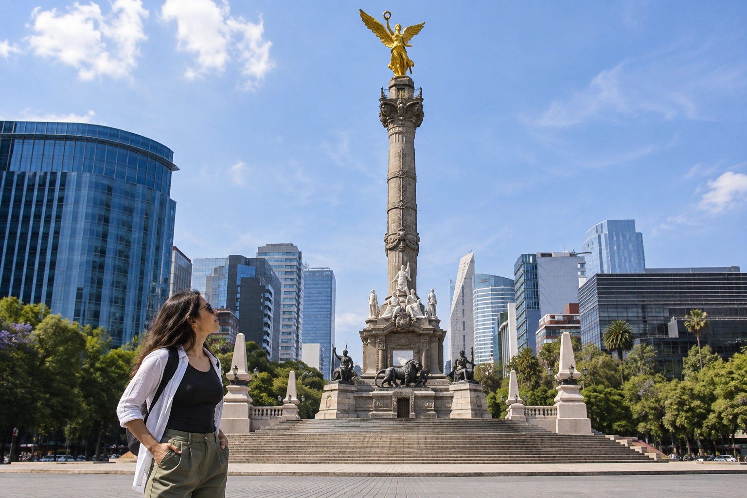 Illustrative Victory and Stone Experience preview at Angel of Independence